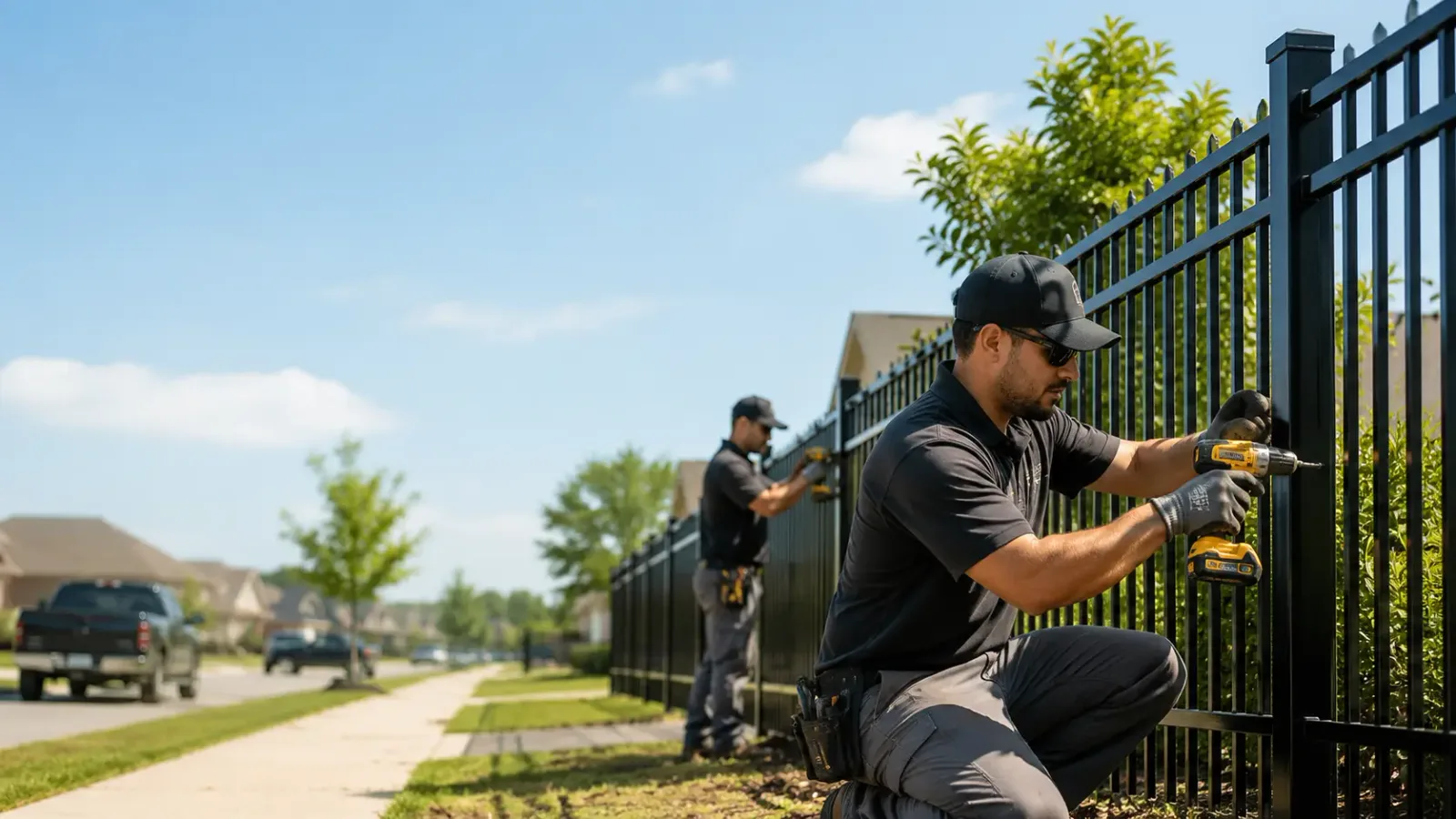 Metal Fence Installation in Cisco, IL
